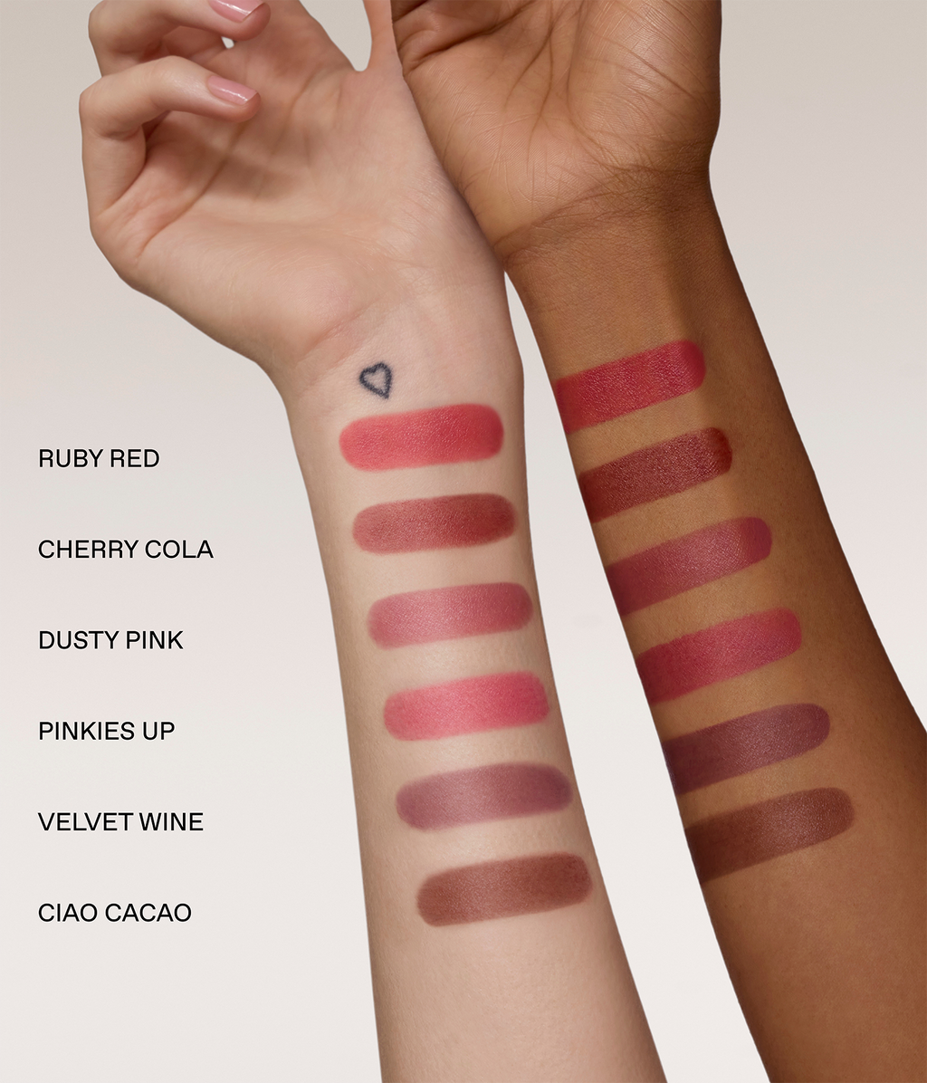 blur butter + hypernova satin matte blush set