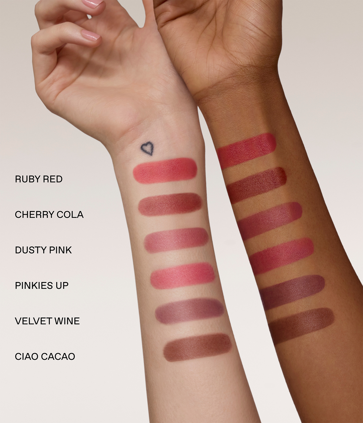 blur butter + hypernova satin matte blush set