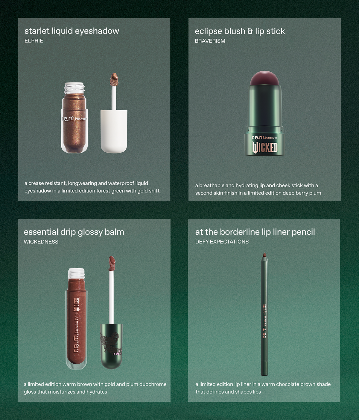 r.e.m. beauty x Wicked: For Good perfect duet set