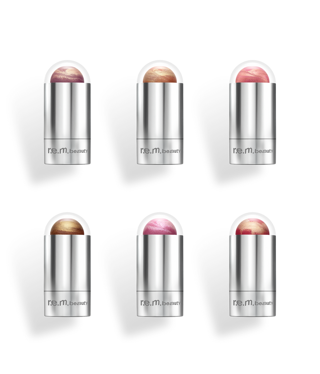 all 6 new mélange à trois blush & highlight sticks