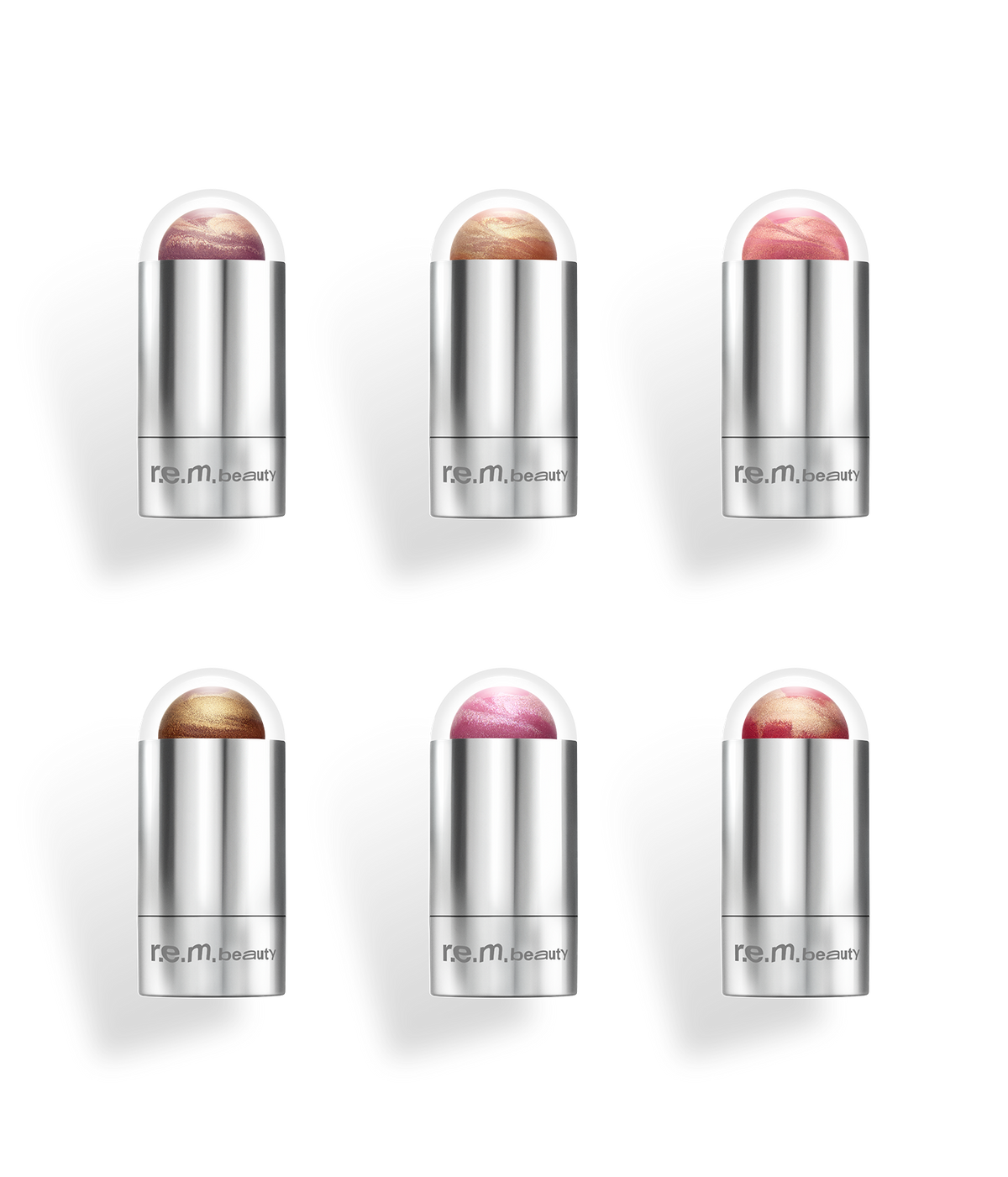 all 6 new mélange à trois blush & highlight sticks